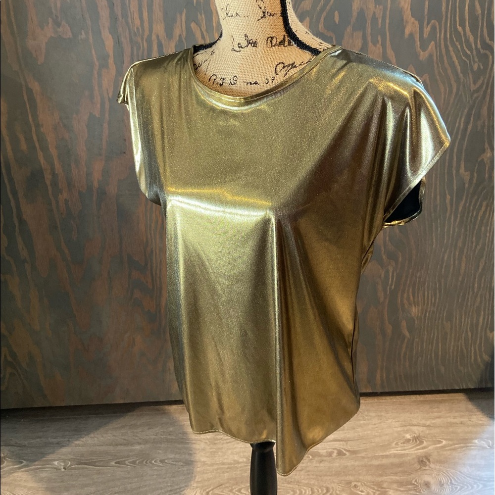 Vintage Gold T shirt size M